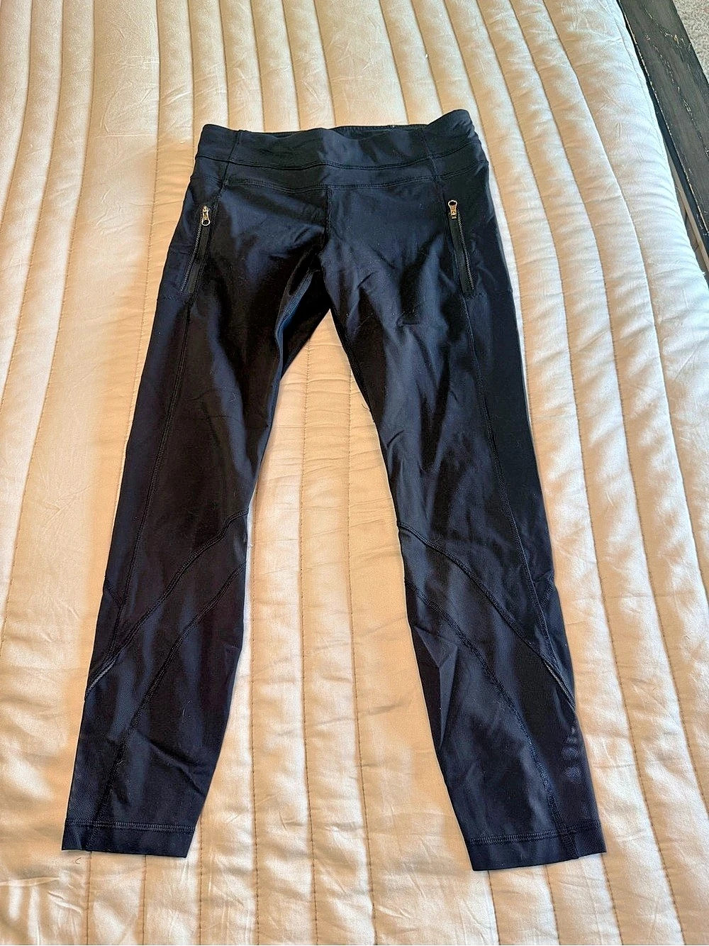 lululemon Black Zip Pocket Athletic Leggings